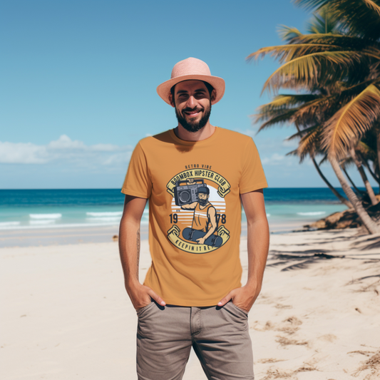 Retro Music T-shirt for Men