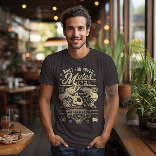 Built for Speed Biker T-shit for Men