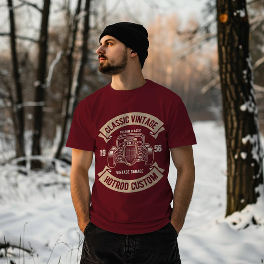 Classic Vintage Hotrod T-shirt for Men