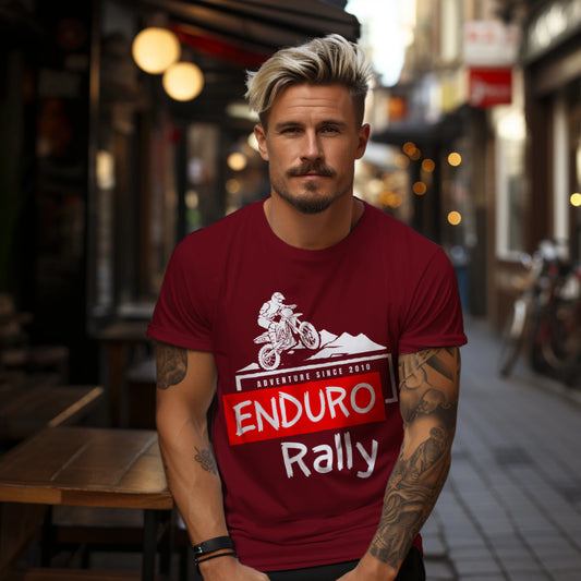 Enduro Rally Biker T-shirt for Men
