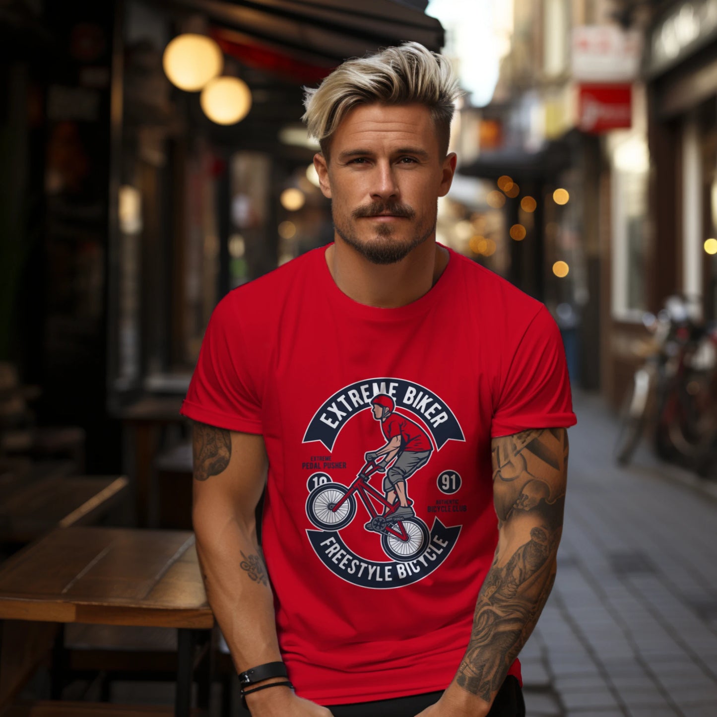 Extreme Biker T-shirt for Men