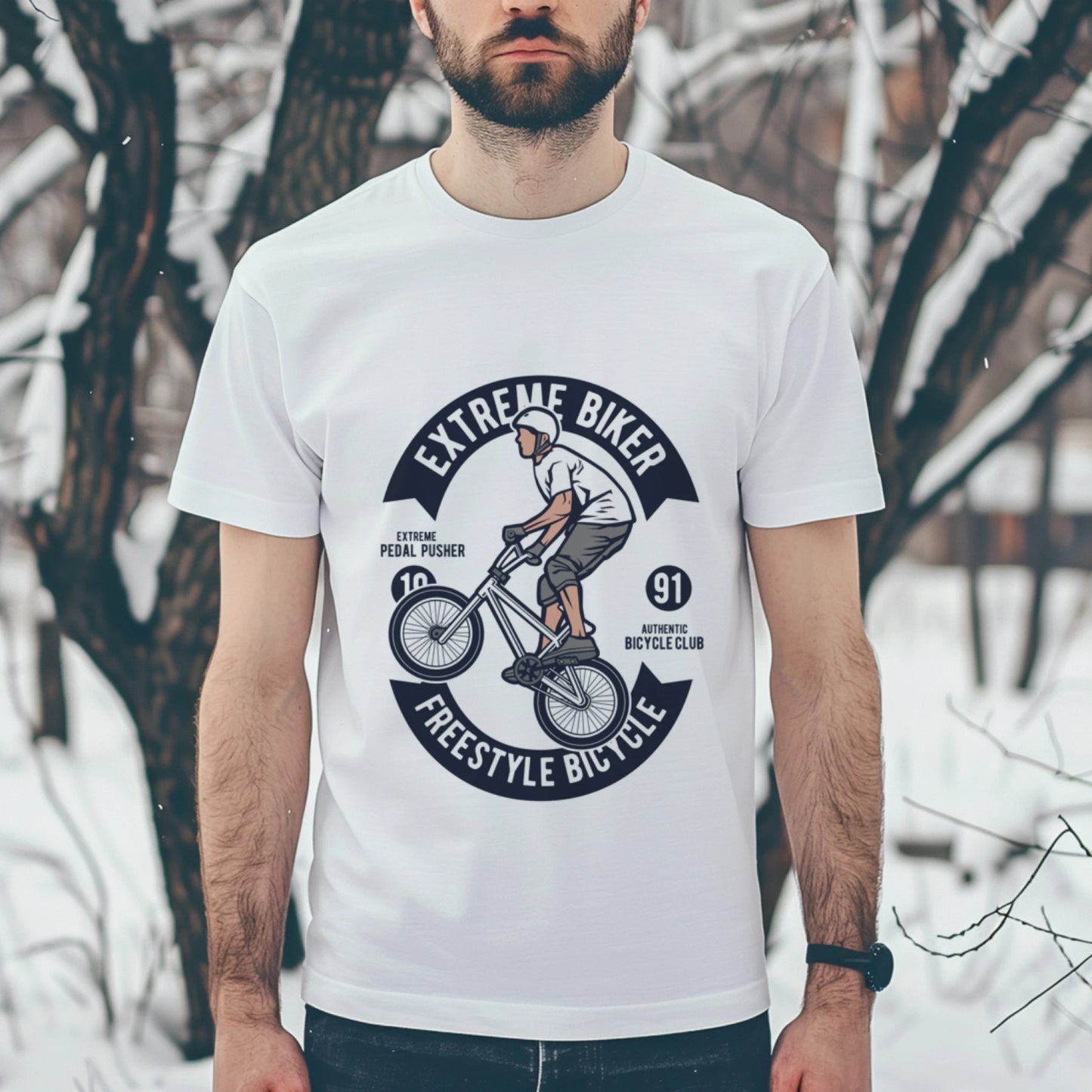 Extreme Biker T-shirt for Men