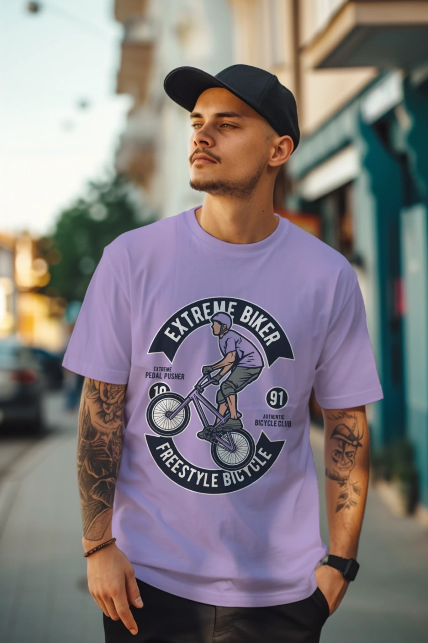 Extreme Biker T-shirt for Men