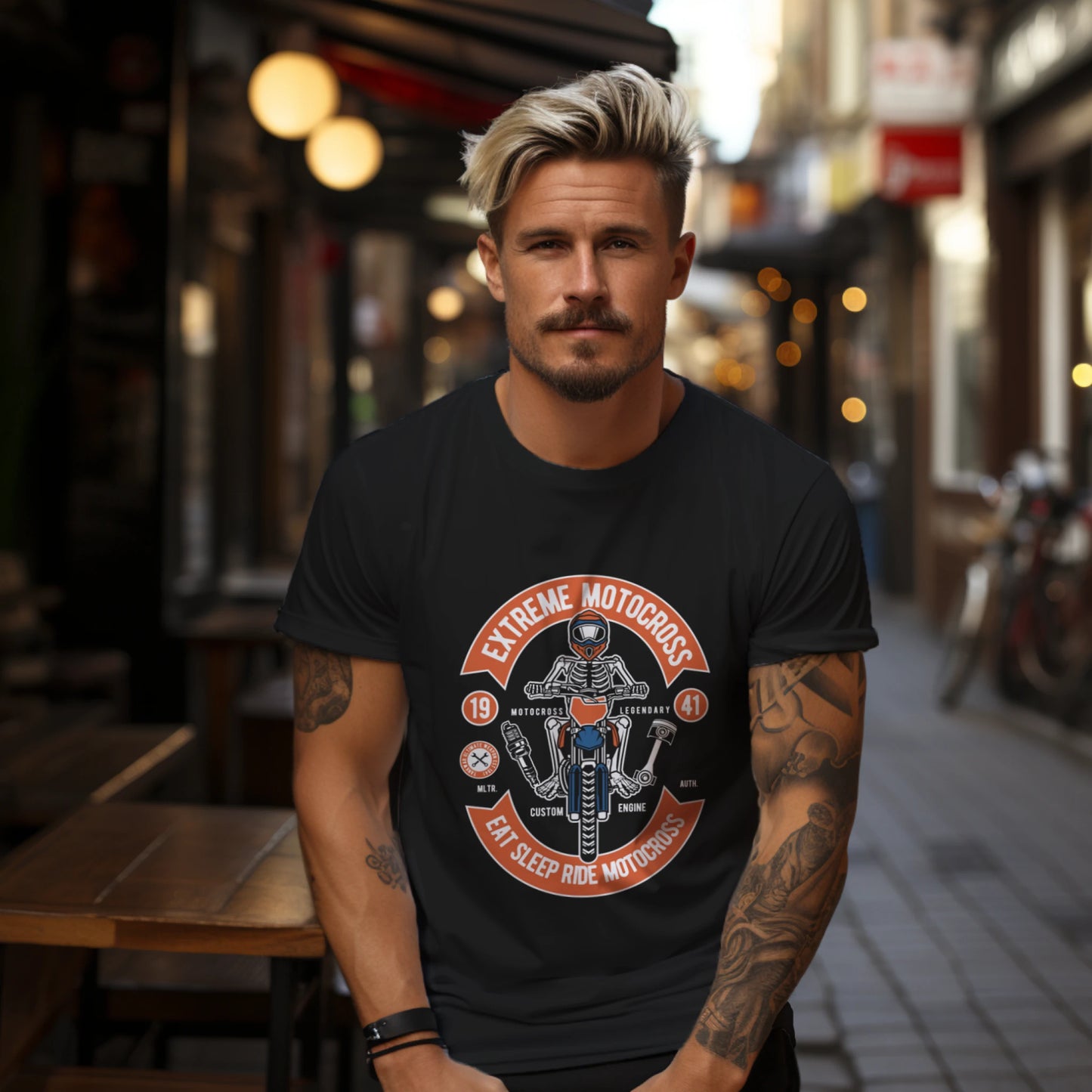 Extreme  Motocross T-shirt for Men