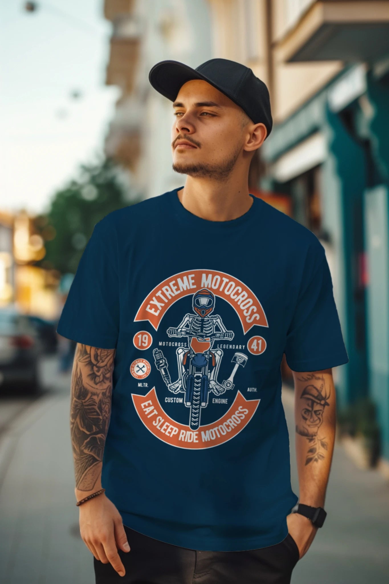 Extreme  Motocross T-shirt for Men