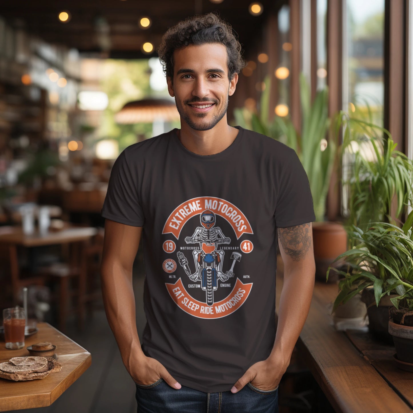 Extreme  Motocross T-shirt for Men
