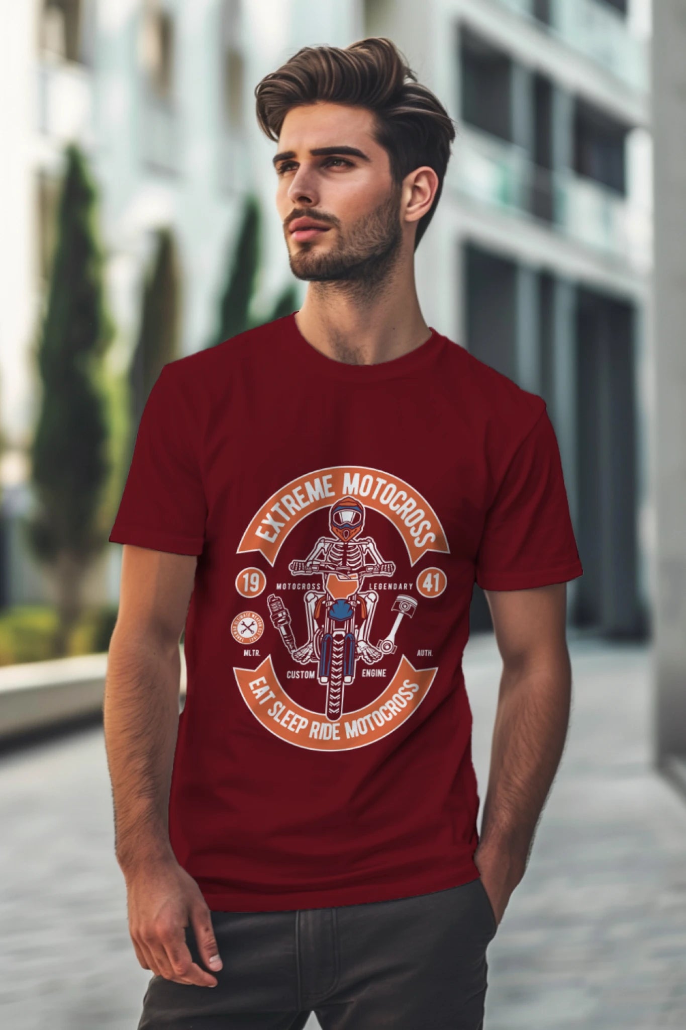 Extreme  Motocross T-shirt for Men