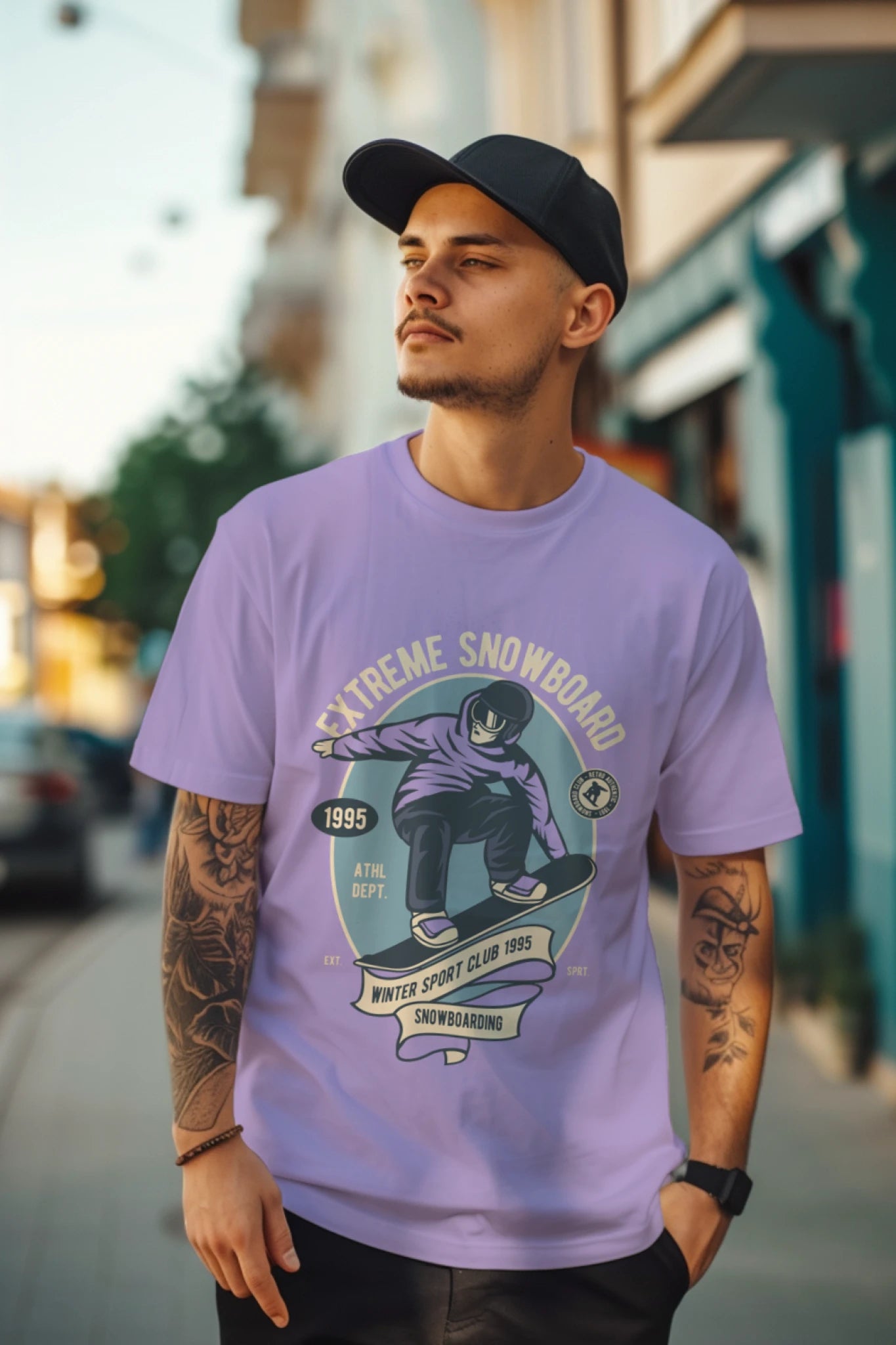 Extreme Snowboard T-shirt for Men