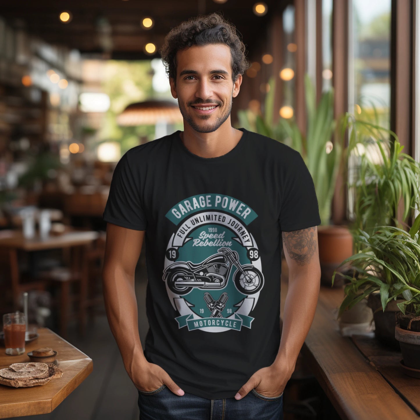 Motorcycle T-shirt for Men