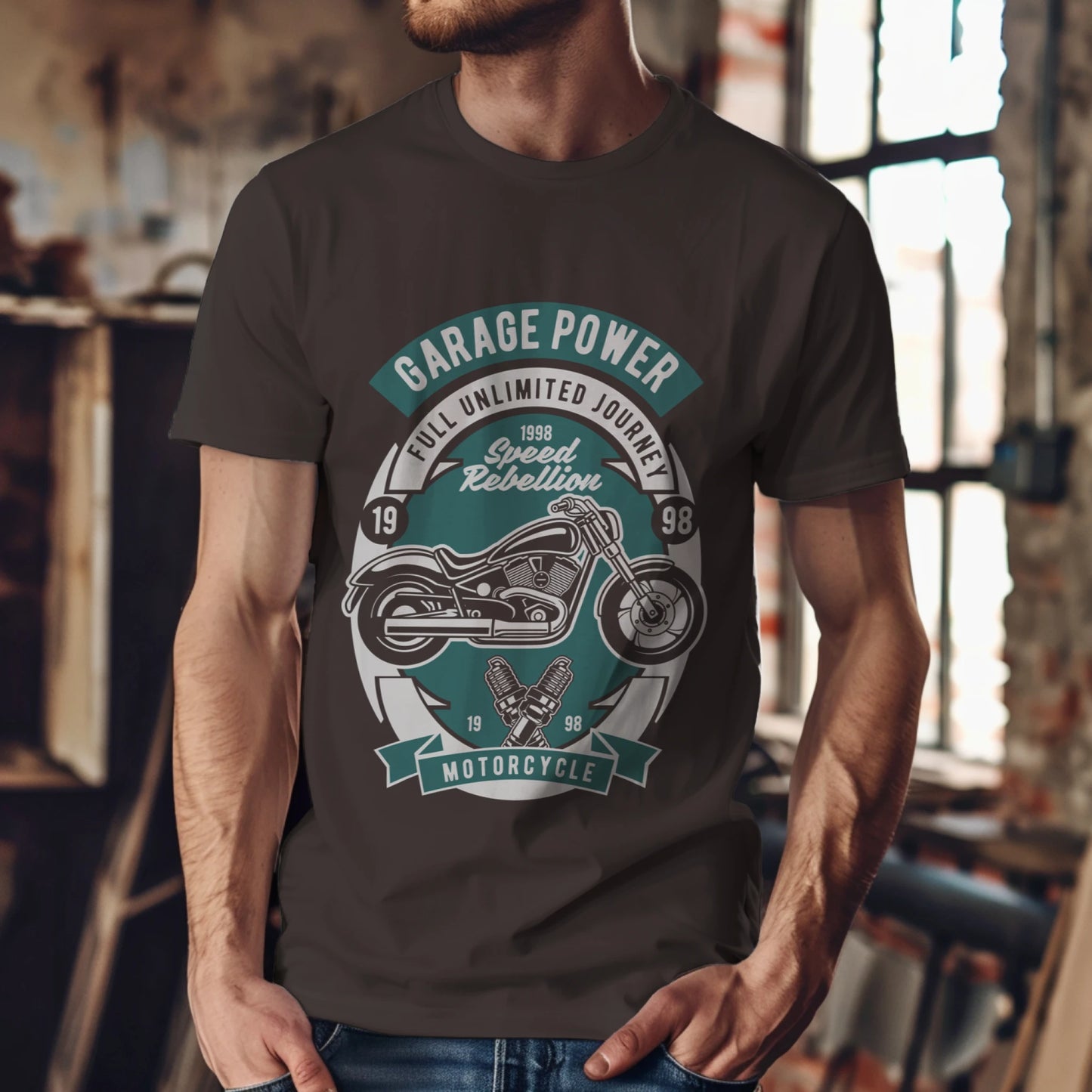 Motorcycle T-shirt for Men