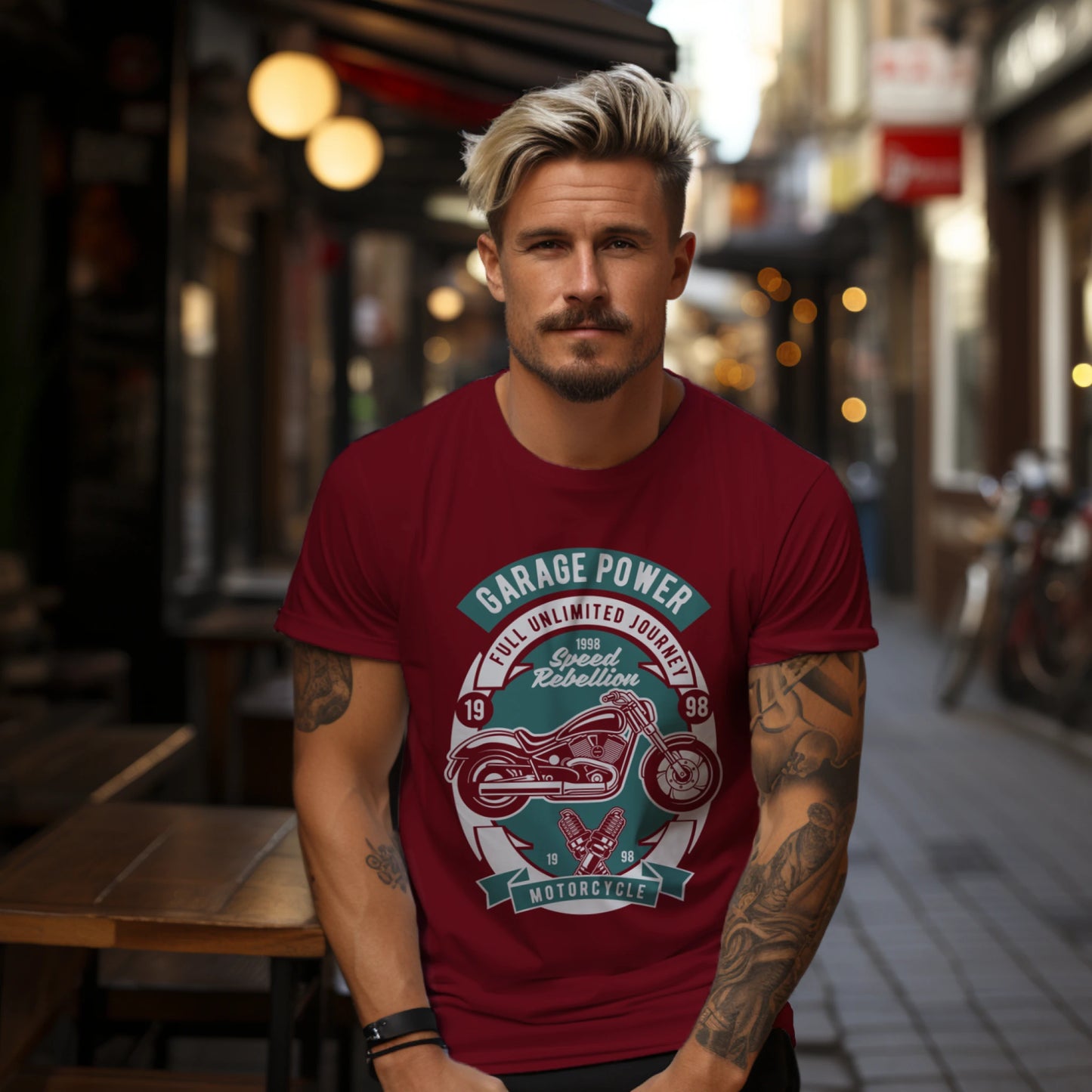 Motorcycle T-shirt for Men