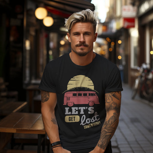 Regular Fit Travel T-shirt for Men