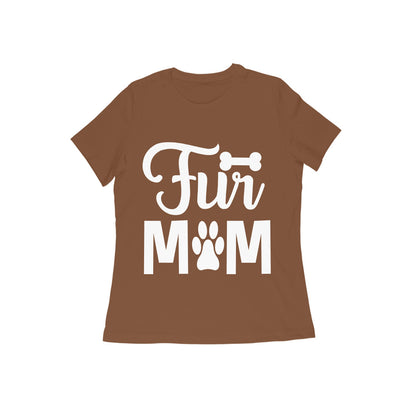 Fur Mom Printed T-shirt for Women - Casual Koala
