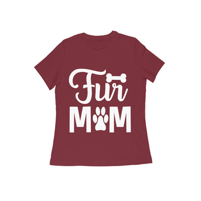 Fur Mom Printed T-shirt for Women - Casual Koala