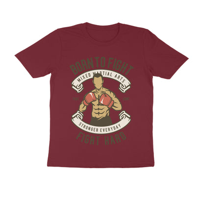 Born to Fight Printed T-shirt For Men