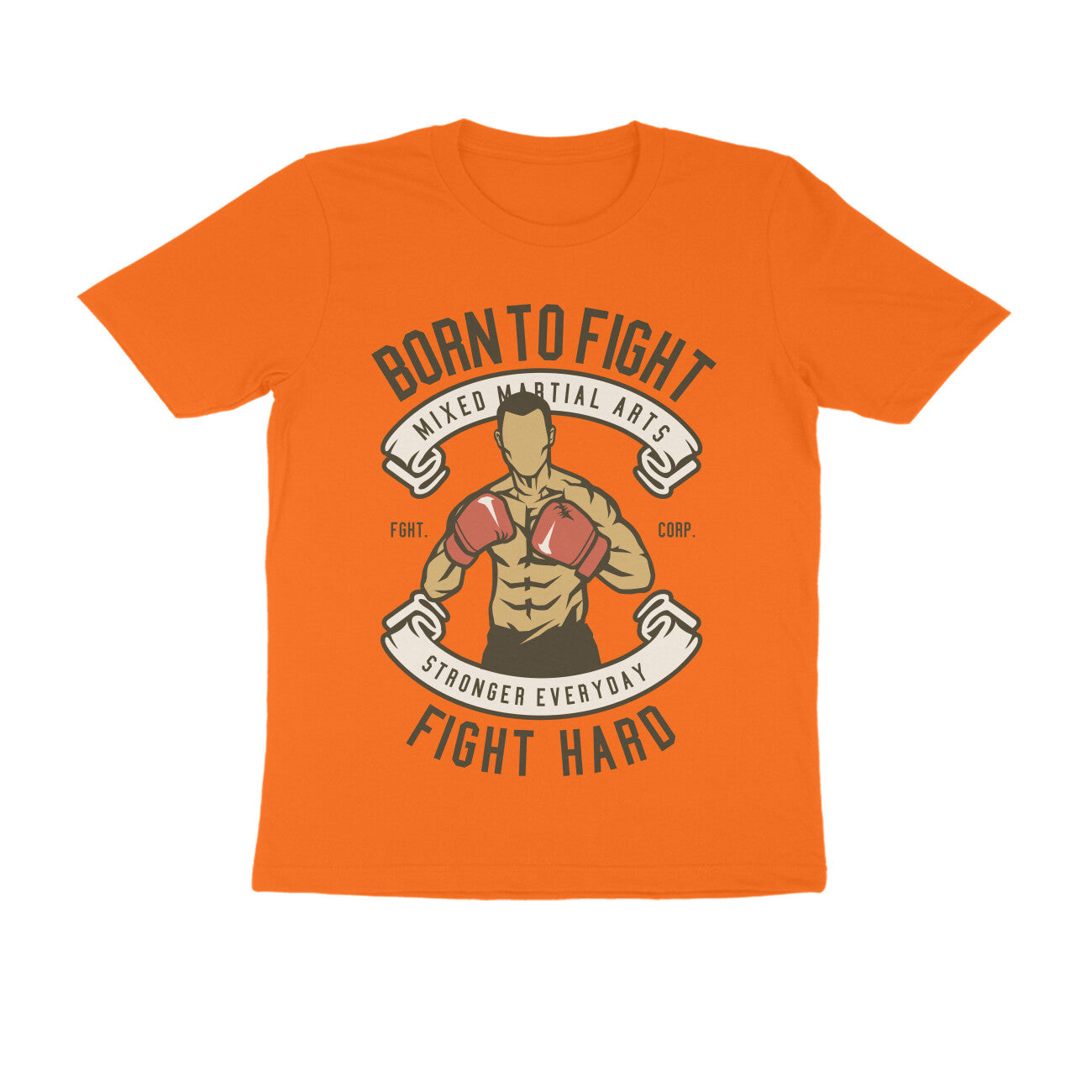 Born to Fight Printed T-shirt For Men