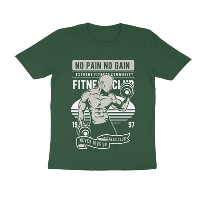 No Pain No Gain Men's Printed T-Shirt