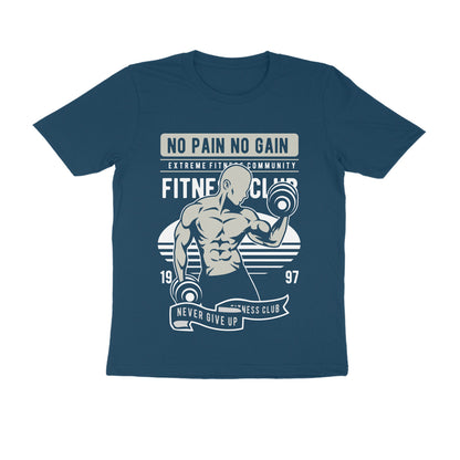 No Pain No Gain Men's Printed T-Shirt