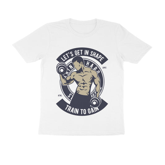 Let's Get in Shape Men's T-Shirt for GYM Lovers