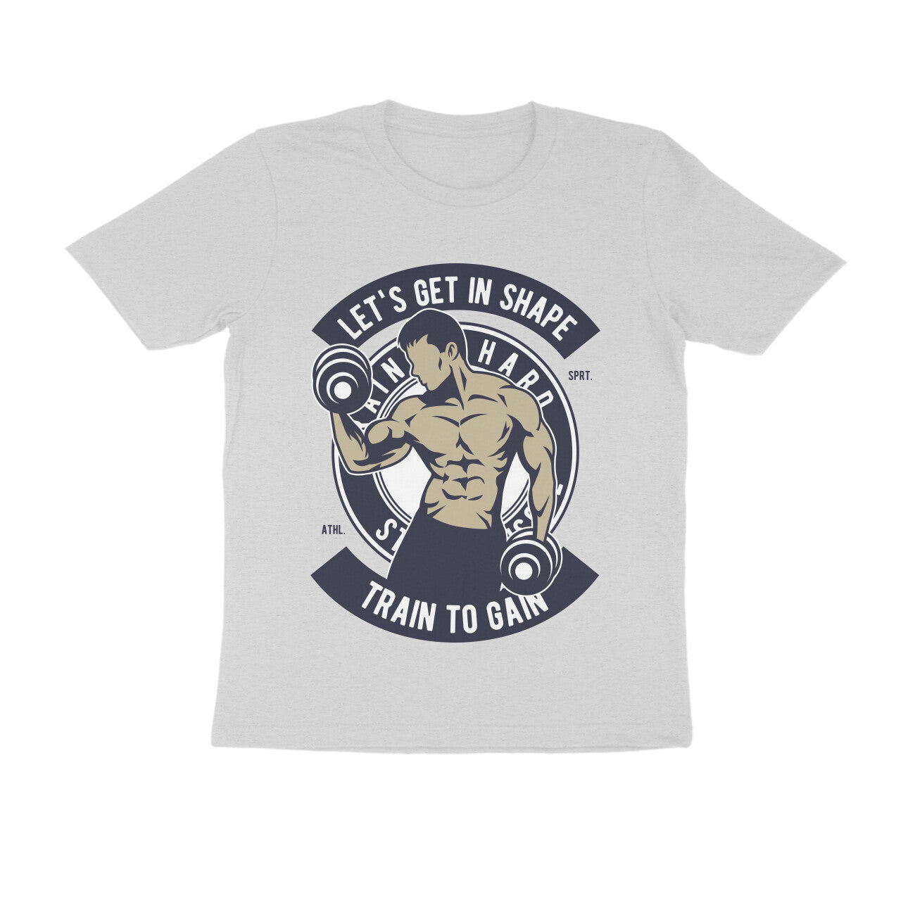 Let's Get in Shape Men's T-Shirt for GYM Lovers