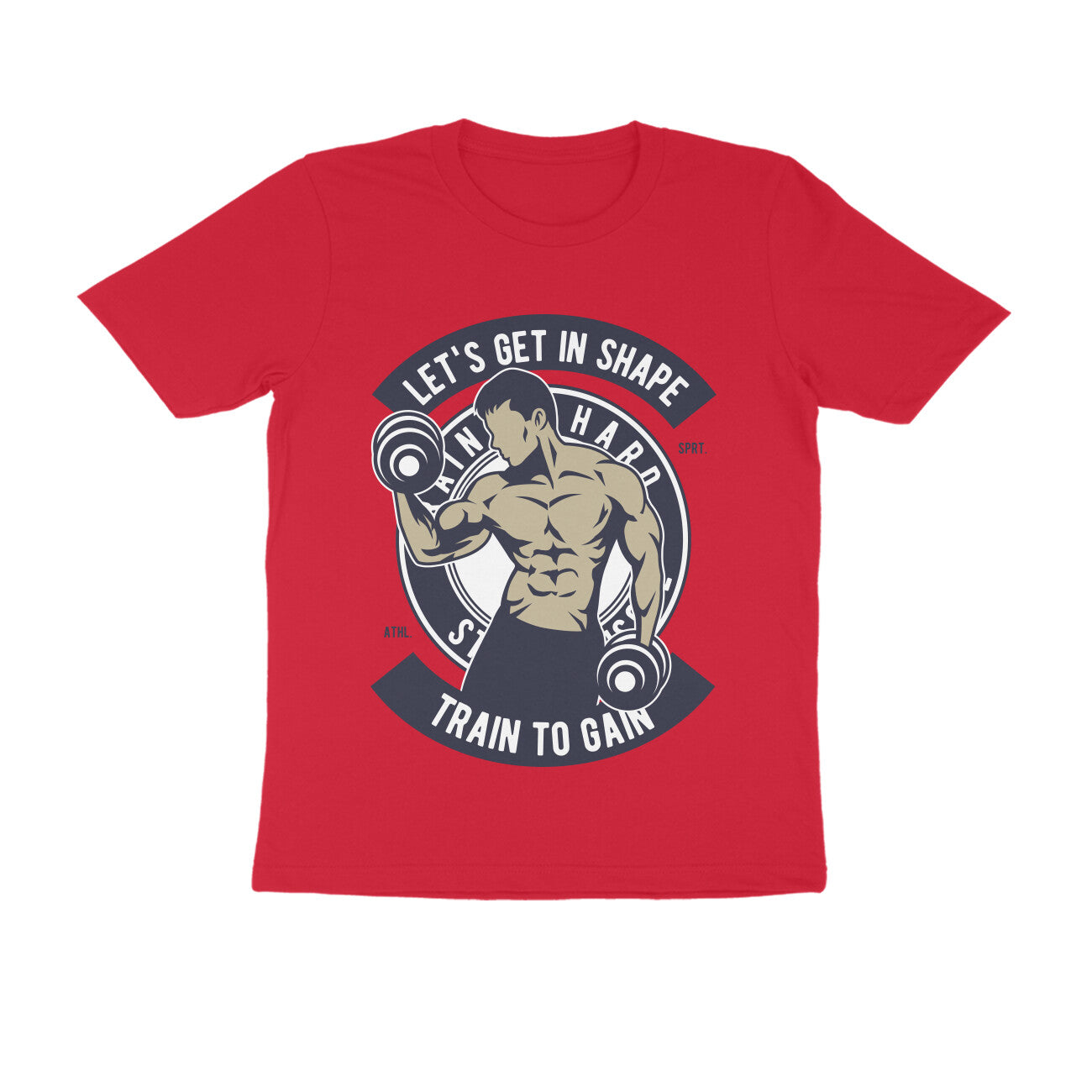 Let's Get in Shape Men's T-Shirt for GYM Lovers