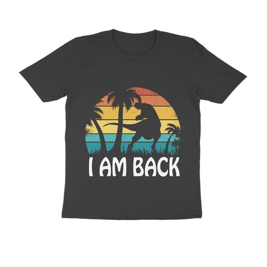 I am Back Dinosaur Printed T-shirt for Men