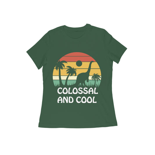 Colossal and Cool Dinosaur T-Shirt For Women