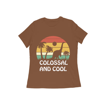 Colossal and Cool Dinosaur T-Shirt For Women