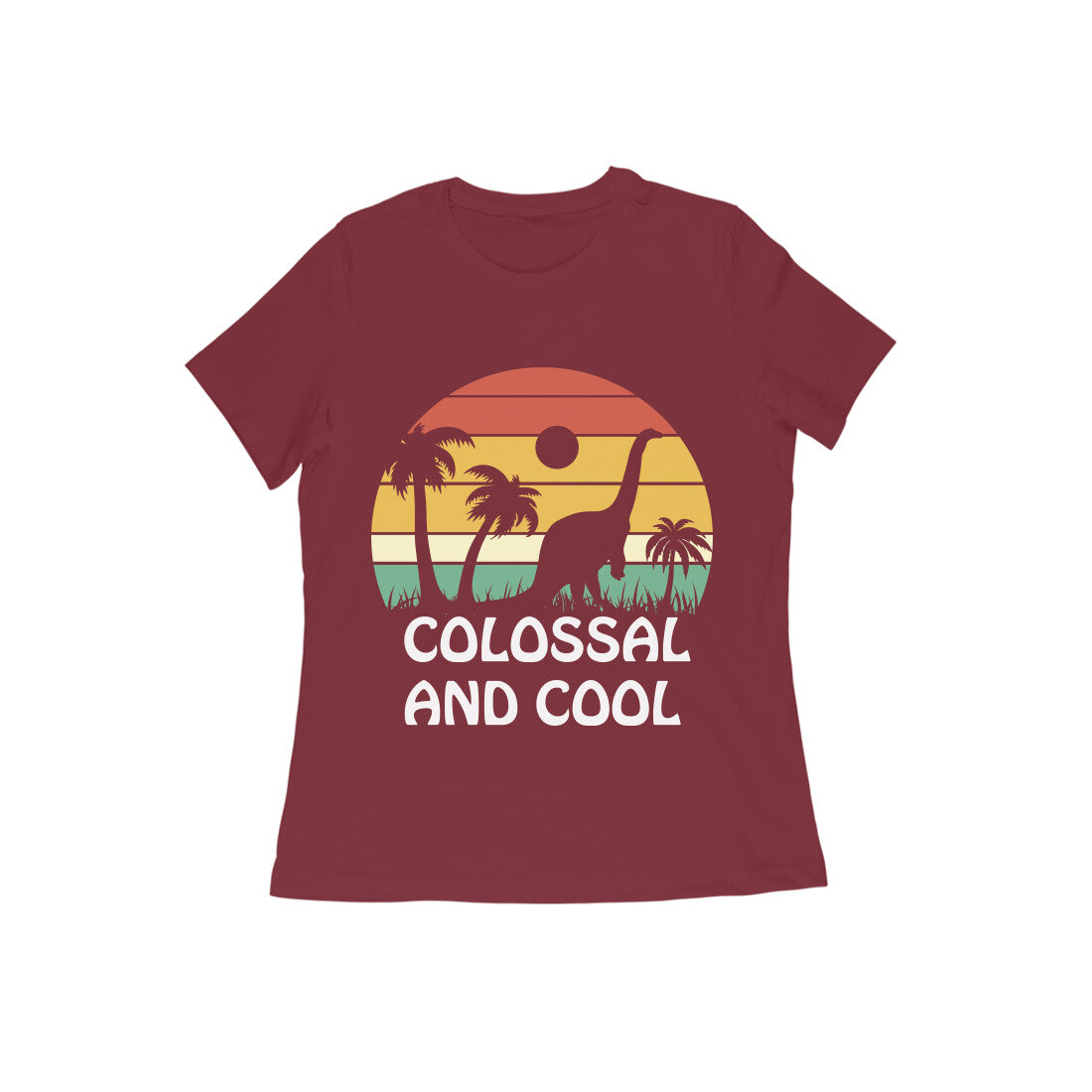 Colossal and Cool Dinosaur T-Shirt For Women