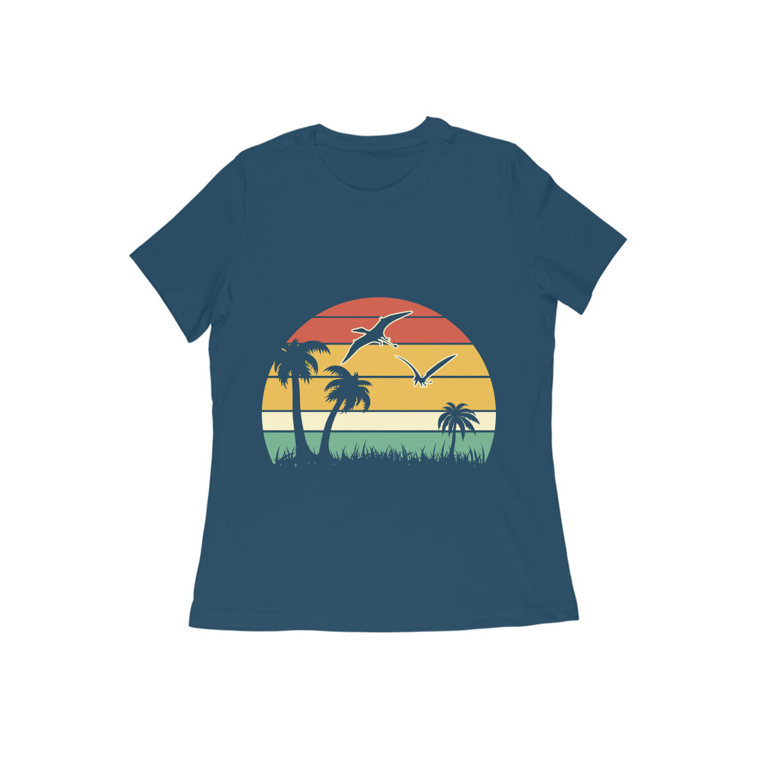Dinosaur Printed T-shirt for Women