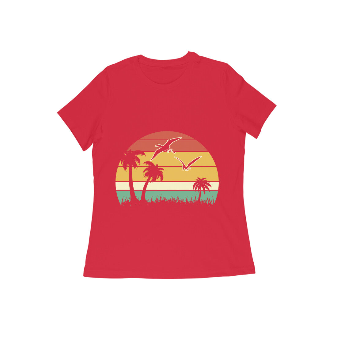 Dinosaur Printed T-shirt for Women