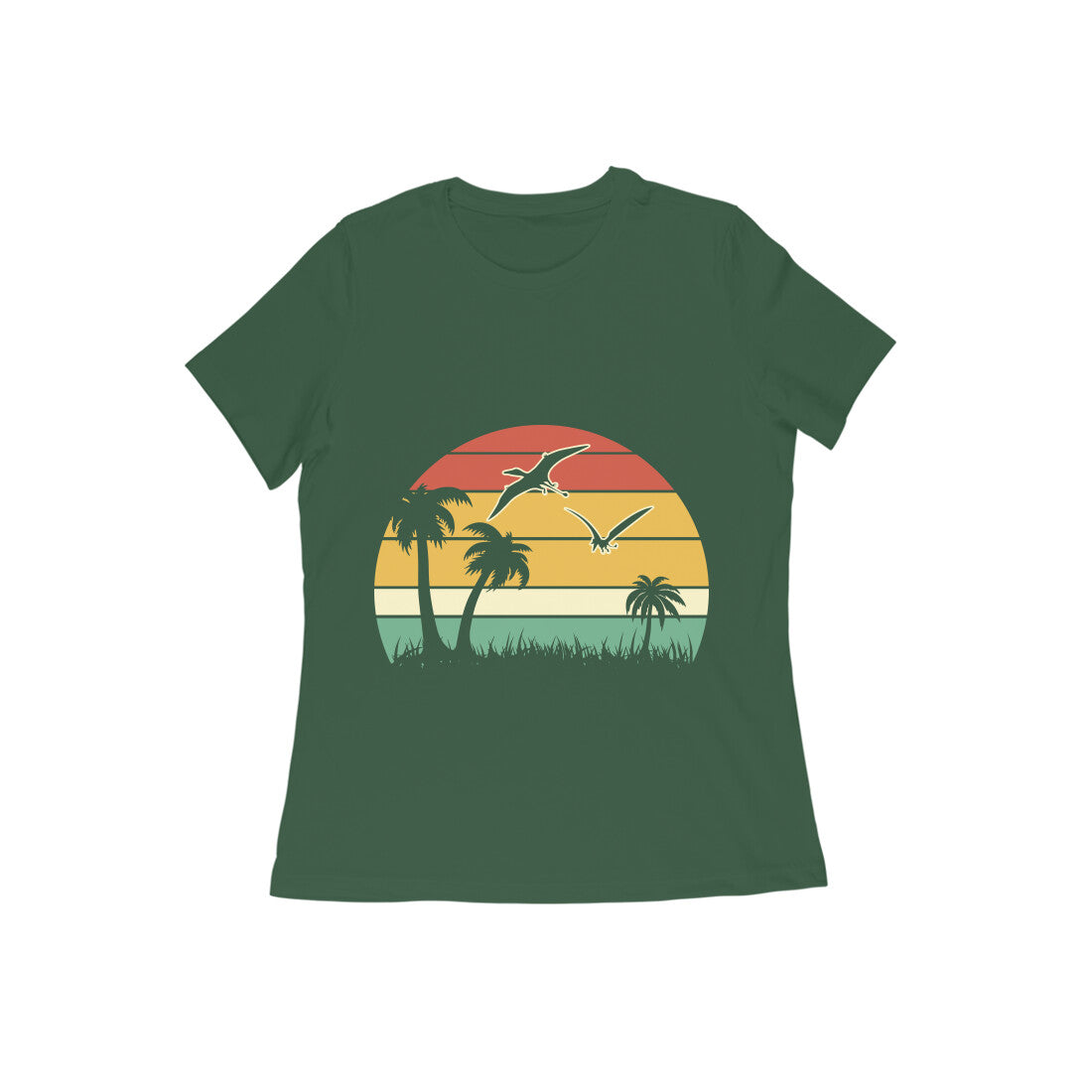 Dinosaur Printed T-shirt for Women