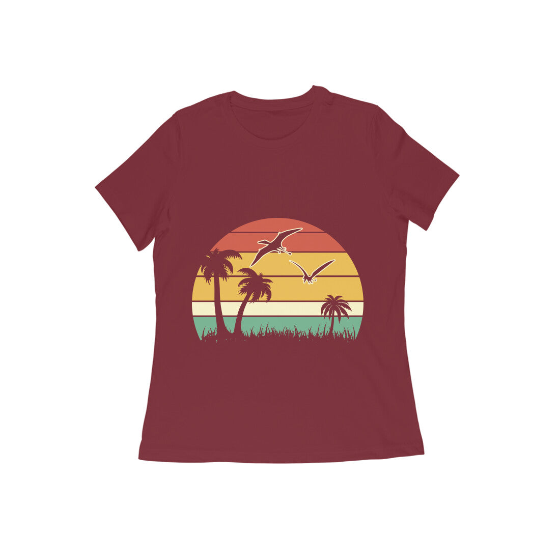 Dinosaur Printed T-shirt for Women
