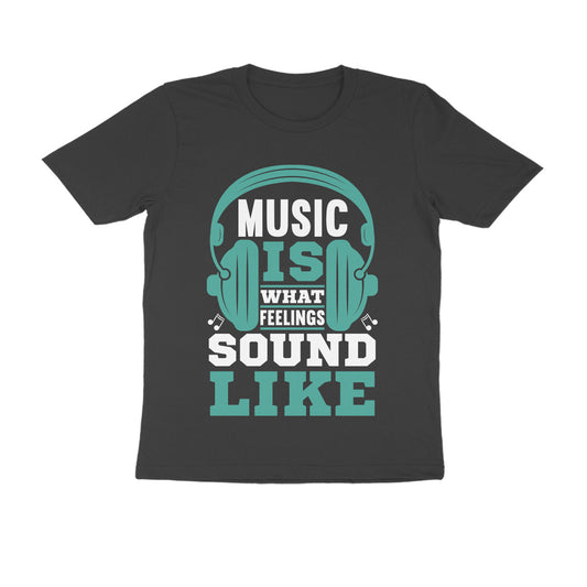 Half Sleeve Music T-Shirt for Men