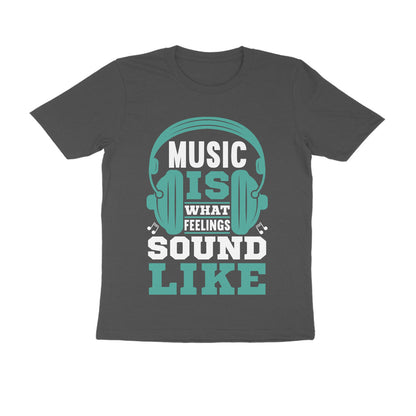 Half Sleeve Music T-Shirt for Men