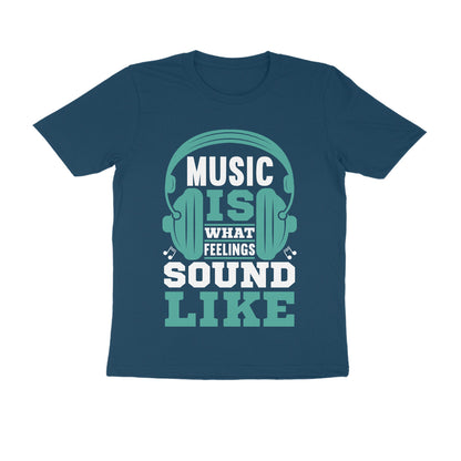 Half Sleeve Music T-Shirt for Men
