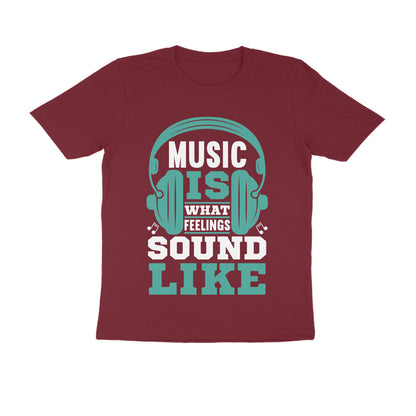 Half Sleeve Music T-Shirt for Men