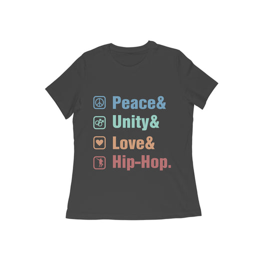 Music Themed Printed T-shirt for Women