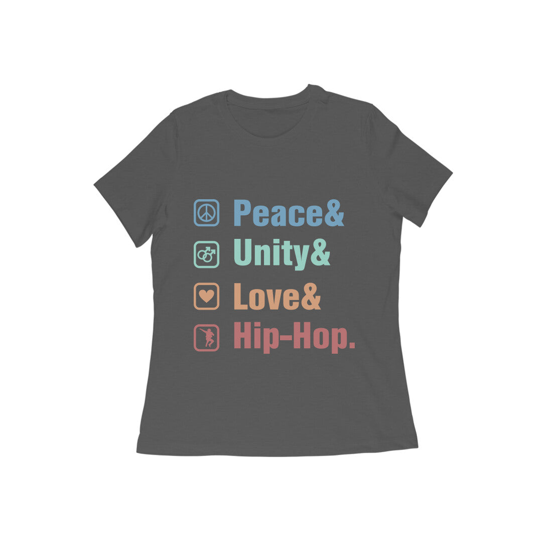 Music Themed Printed T-shirt for Women