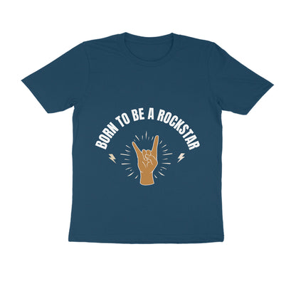 Born To Be A Rockstar Printed T-Shirt for Men