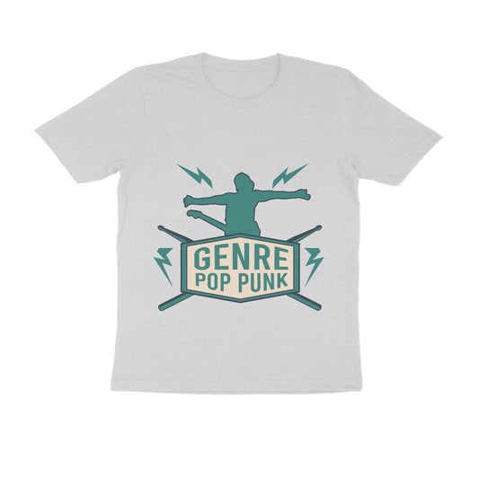 Round Neck Pop Punk Printed T-shirt for Men