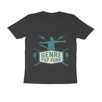Round Neck Pop Punk Printed T-shirt for Men