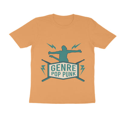 Round Neck Pop Punk Printed T-shirt for Men