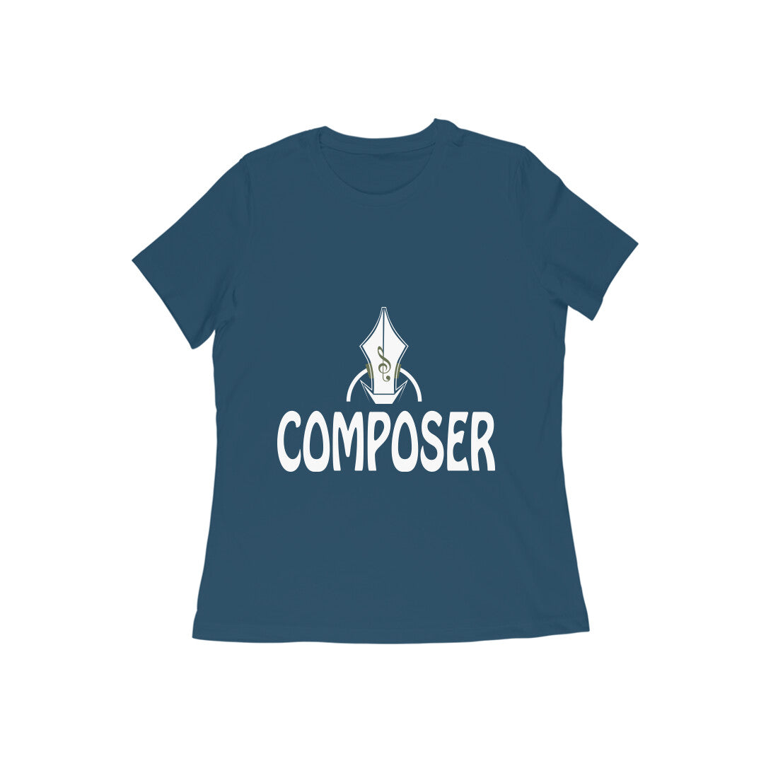 Composer Themed Printed T-shirt for Women