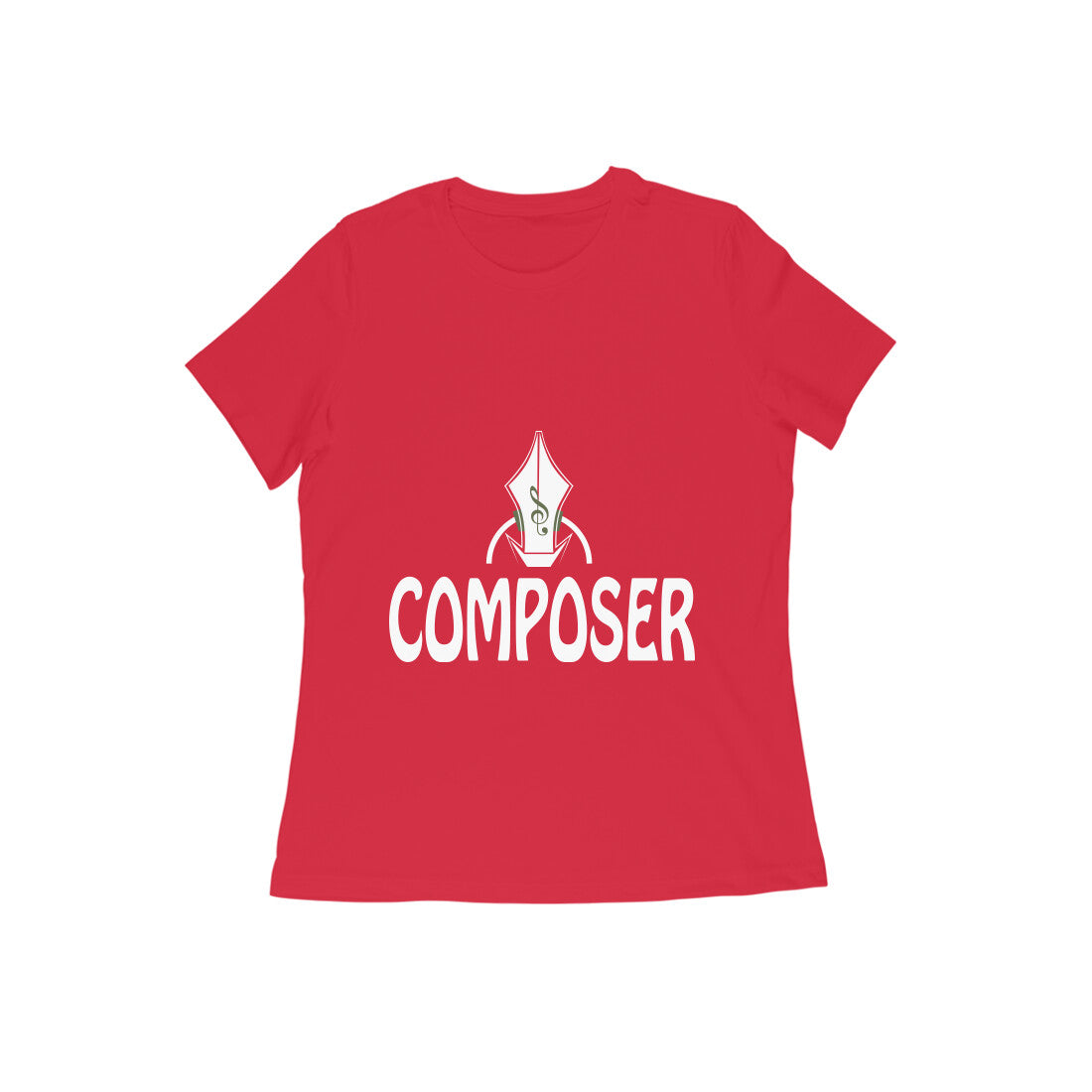 Composer Themed Printed T-shirt for Women