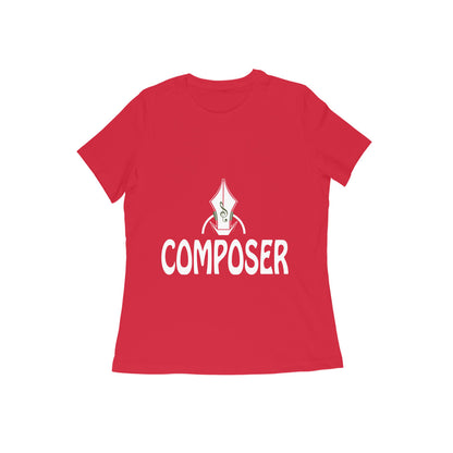 Composer Themed Printed T-shirt for Women
