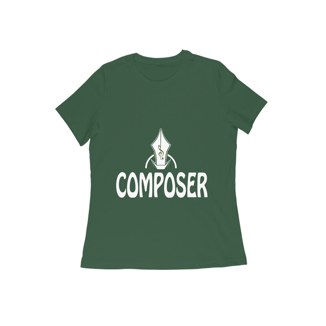 Composer Themed Printed T-shirt for Women