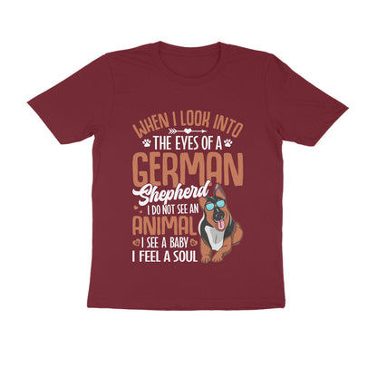 Cool German Shepherd Printed T-shirt for Men