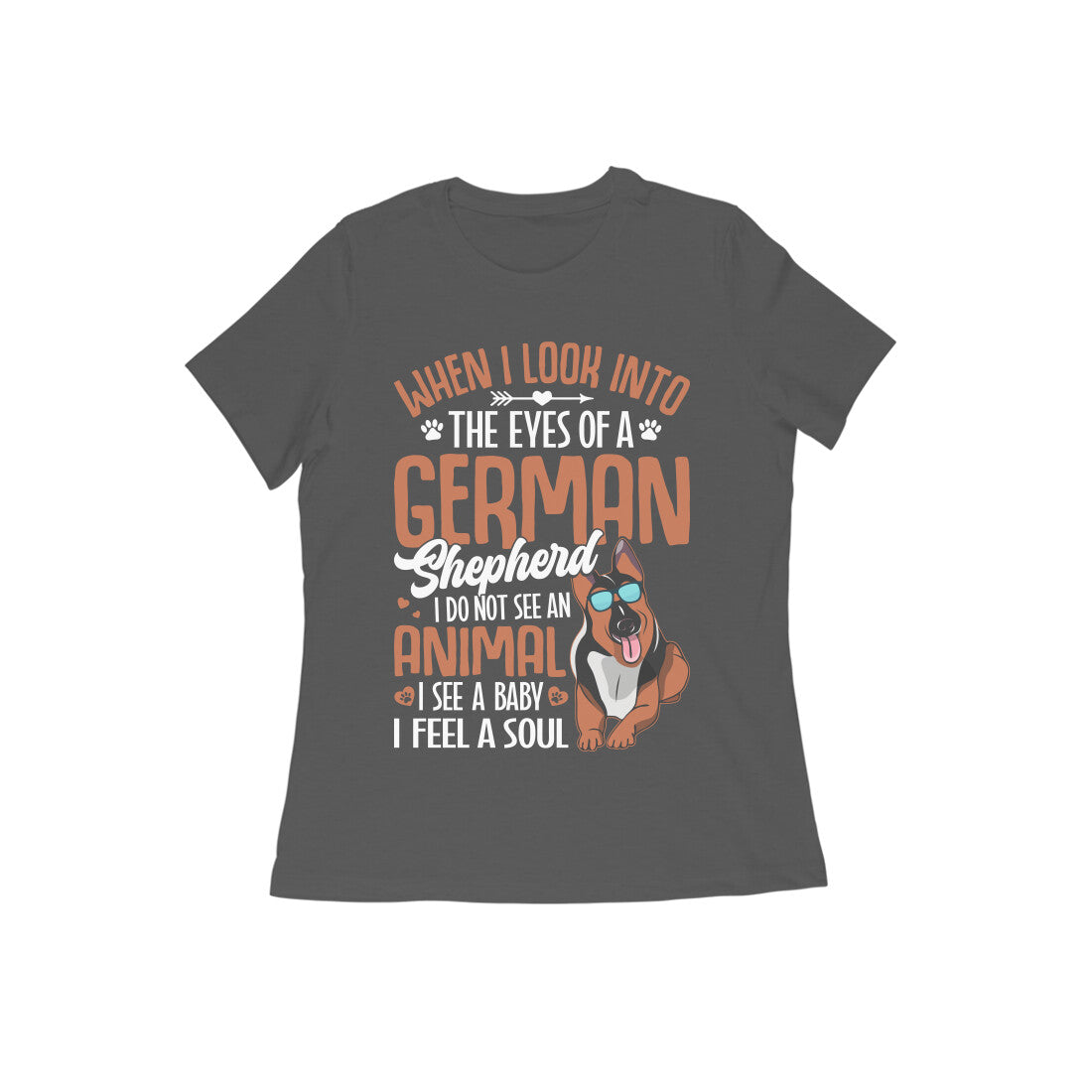 Cool German Shepherd T-shirt for Women