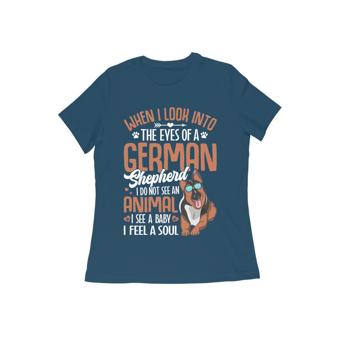 Cool German Shepherd T-shirt for Women